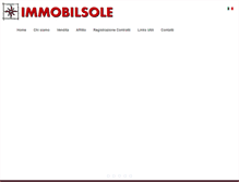 Tablet Screenshot of immobilsole.it
